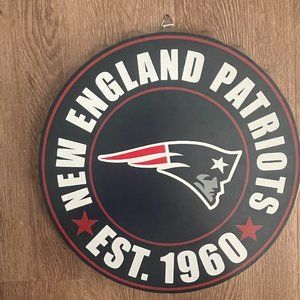 New England Patriots Bottle Cap Wall Decor